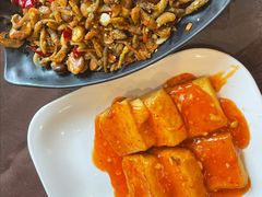 金牌蛋豆腐-刘胖子家常菜·蹄花焖藕(中南店)