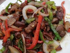 爆炒卤肥肠-蓝精灵饺子店