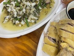 青椒炒目鱼-水根饭店