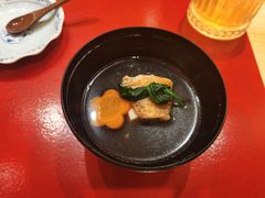 烤喉黑鱼胡麻豆腐吸物-鮨青(恒基名人购物中心店)