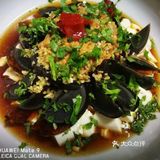 昨天的最后一个菜—皮蛋拌豆腐