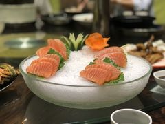 三文鱼刺身-石岐乳鸽村(南海第三分店)