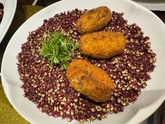 山椒椰菜炸蟹枣-杭州西子湖四季酒店·金沙厅