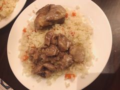 碎肉拼羊排饭-巴依家新疆手抓饭(菱角湖万达店)