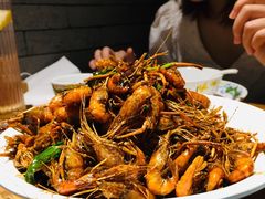 杭州老头儿油爆虾河虾-老头儿油爆虾·三潭印月