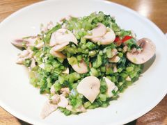 雪菜蘑菇肉片-杭百味·大众精选杭帮菜(西湖音乐喷泉店)