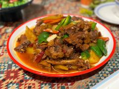 新疆大盘鸡-羊巴道新疆菜·清真(上梅林店)