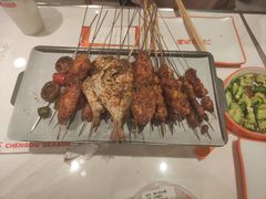 -宝记烧烤·碳锅羊肉·羊蝎子火锅·夜食社(文体路创始店)