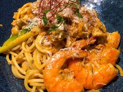 芝士蘑菇鲜虾意大利面-BE BRIGHT KITCHEN(正佳广场店)