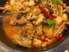 黑松露牛肝菌焖牛蛙-云海肴云南菜(浦江欢乐颂店)