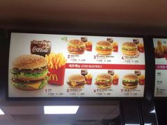 菜单-麦当劳(明洞店)