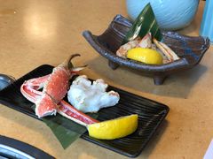 水煮螃蟹配醋-蟹道乐(道顿堀本店)