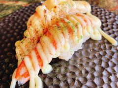 火炙雪蟹脚寿司-炙柒Sekinana·精致料理 烧鸟·铁板烧(海上世界店)