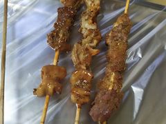烤肥肠-老红桥炸灌肠牛肚锅烧烤(定福庄店)