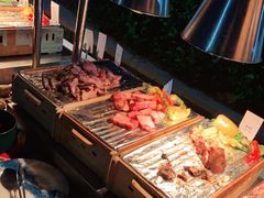 自助取餐区-亚龙湾希尔顿自助餐厅·海鲜·烧烤·沙滩BBQ·现场乐队