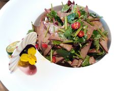 香菜拌猪肝-名羊天下陕北横山铁锅炖羊肉(博文路店)