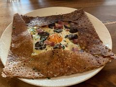 鸡蛋蘑菇熏肉荞麦可丽饼-RAC BAR(安福路店)