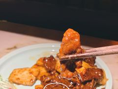 黑椒牛仔骨炒年糕-绿茶餐厅(乐峰广场店)