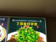 丁香鱼拌苦菊-灶座小锅烀饼·铁锅炖(道里店)