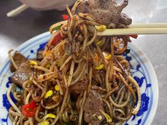 猪肝炒粉-珠宝街老左杂酱面馆