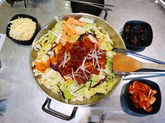 大铁板烤辣鸡-山·烤辣鸡韩国料理(西溪路店)