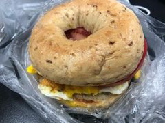 鸡蛋火腿贝果-华南理工大学-学2食堂