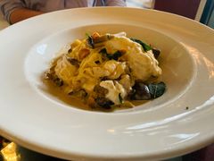 蘑菇火腿意面-纽约咖啡馆