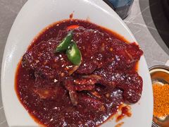 -草家酱蟹炭火烤肉店(珲春南路一店)