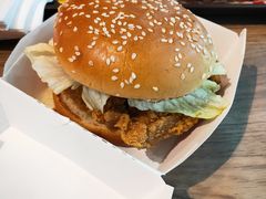 香辣鸡腿堡-肯德基(格尔木世邦店)