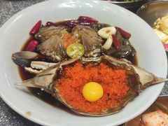 -草家酱蟹炭火烤肉店(珲春南路二店)