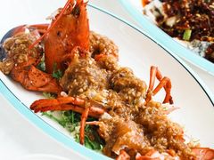 蒜蓉波士顿龙虾左右-日照大牌檔•小船海鲜(万平口店)