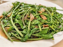 芥兰苗炒鱼干-车头老二大排档(金城步行街店)