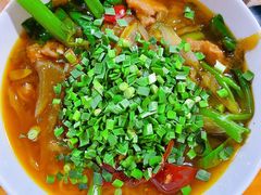 酸菜肉丝米线-越洋肖氏老米线(杨家坪店)