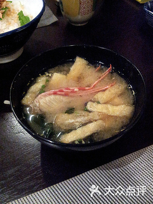 牡丹虾头味增汤