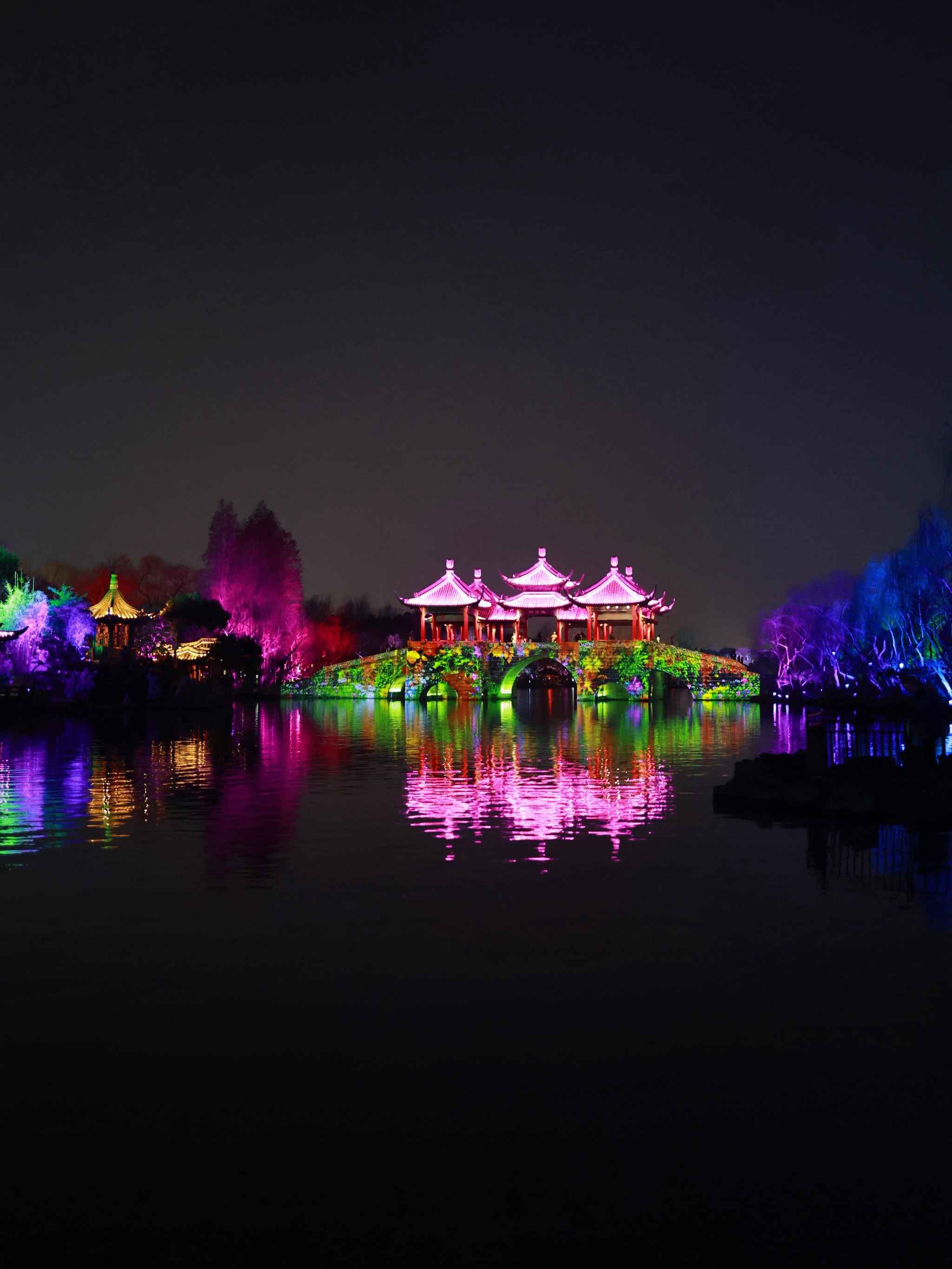 瘦西湖夜景图片图片