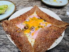 鸡蛋蘑菇熏肉荞麦可丽饼-RAC BAR(安福路店)