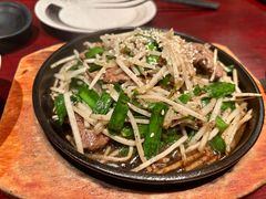 牛肝炒韭菜豆芽-九州酒场ひこぞう(1号店)