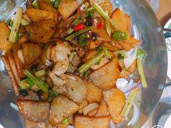 干锅土豆片-粥公粥婆精品家常菜(青龙桥店)