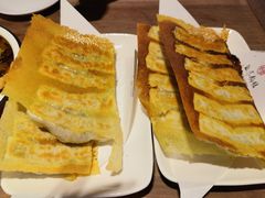 韭黄牛肉锅贴-海荣锅贴馆(五味十字店)