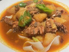沙湾大盘鸡-西域盛宴烧烤新疆菜清真餐厅(古美店)