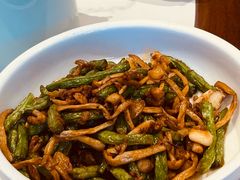 豆角海鲜菇-老爷庙风味美食府(魏都大道店)