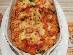 西班牙风情海鲜焗饭-必胜客(证大大拇指店)