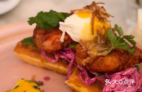 Crispy Fried Chicken Waffle