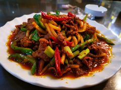 炒肉片-清真西夏饭庄马宾餐厅(豳风街店)