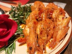 西班牙蒜香油爆虾-ZAFFERANO西班牙海鲜饭(上海首店)
