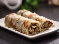 葱饼卷牛肉-台北楚楚园馅饼粥(虹桥南丰城店)