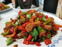 豆豉辣椒炒油渣-新新湘菜馆(新中街二条店)