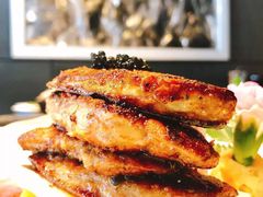 法式黑鱼子鹅肝-仙桐吉宴铁板烧·精致料理