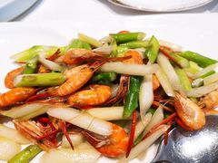 芦笋炒河虾-道道鲜·崇明私房菜(五角场店)