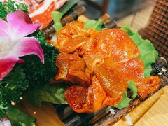 -明洞阿姨·韩式酱蟹烤肉·创意料理(三元桥店)